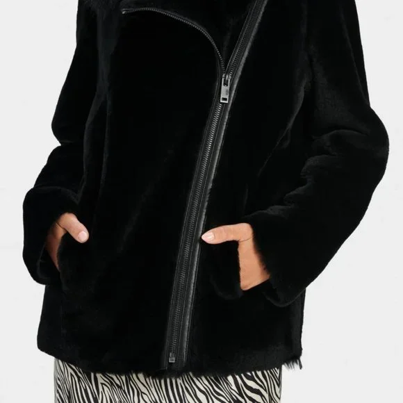 UGG Women's Nadine Short Shearling Jacket